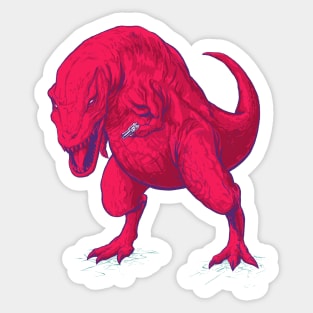 Dino-Gun Radiation Sticker